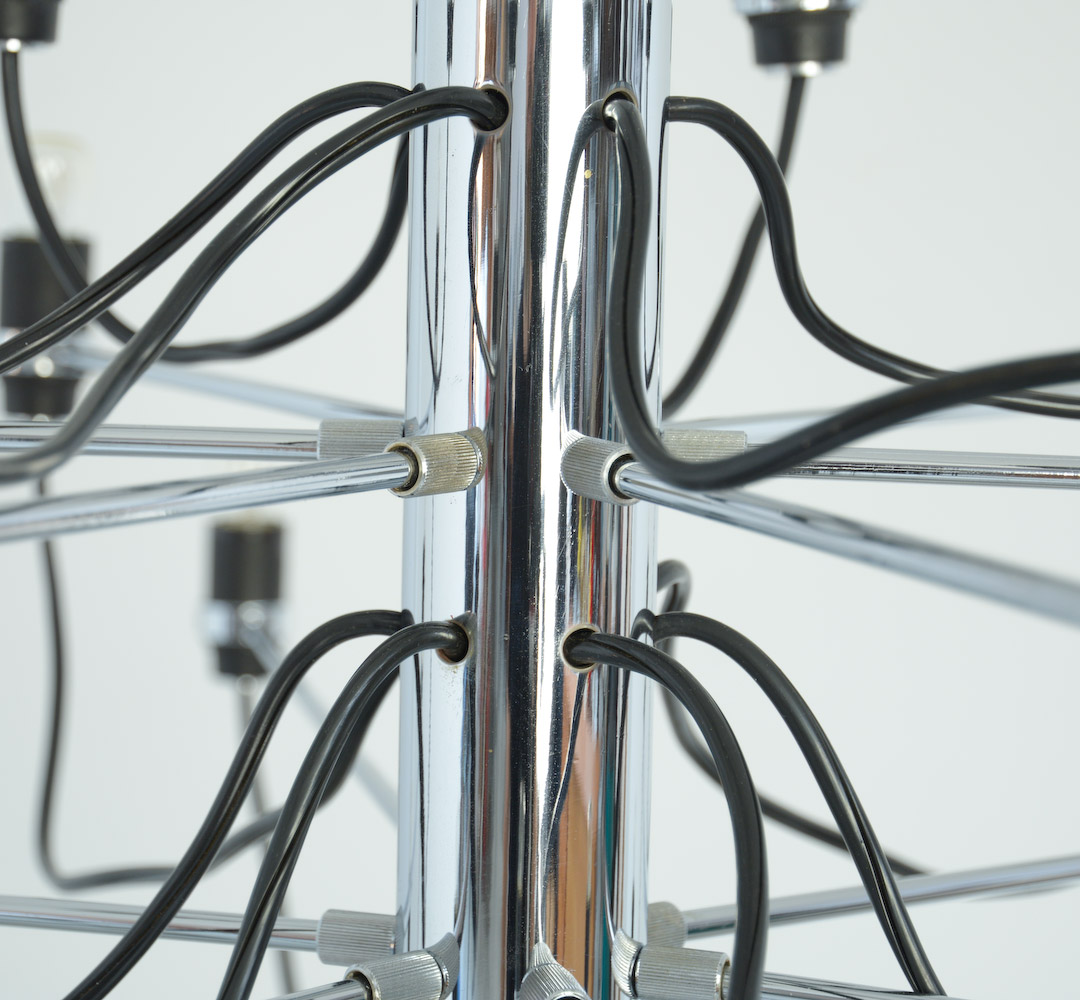 Chandelier 2097/30 by Gino Sarfatti for Arteluce