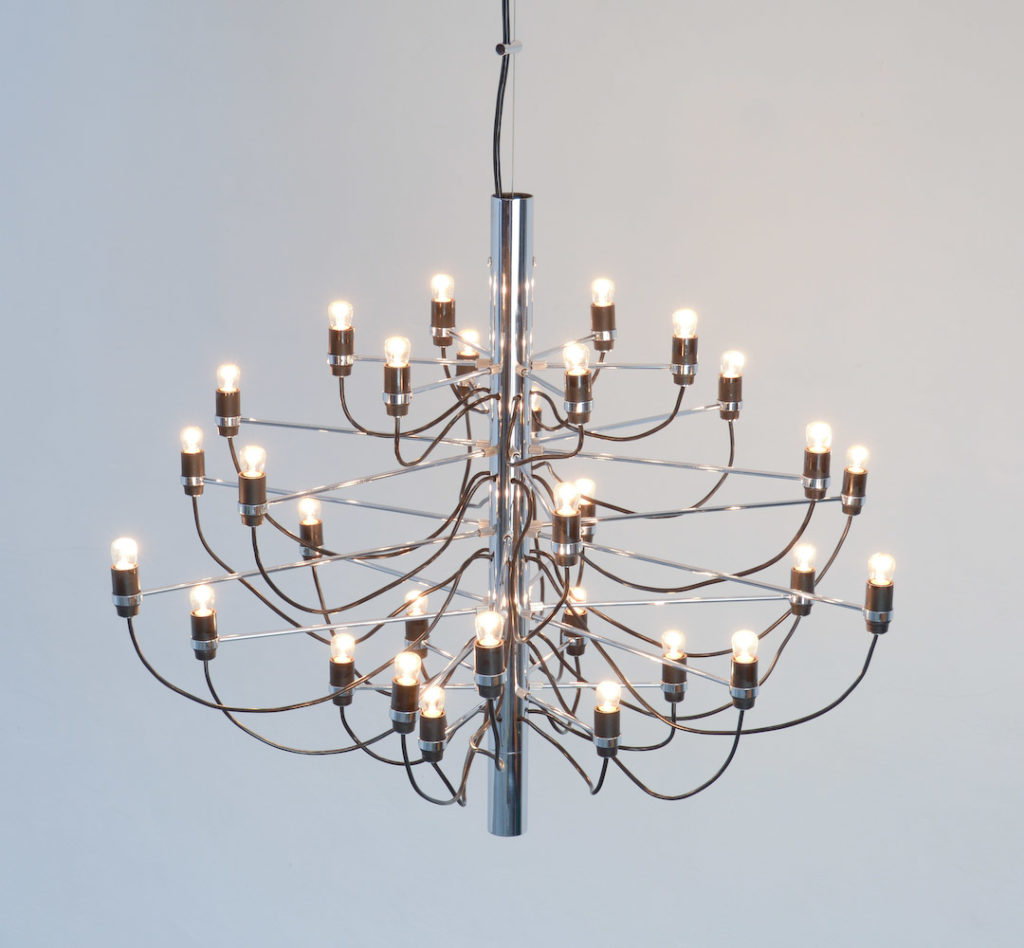 Chandelier 2097/30 by Gino Sarfatti for Arteluce
