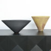 Black and Ochre Vase by A. Lampecco