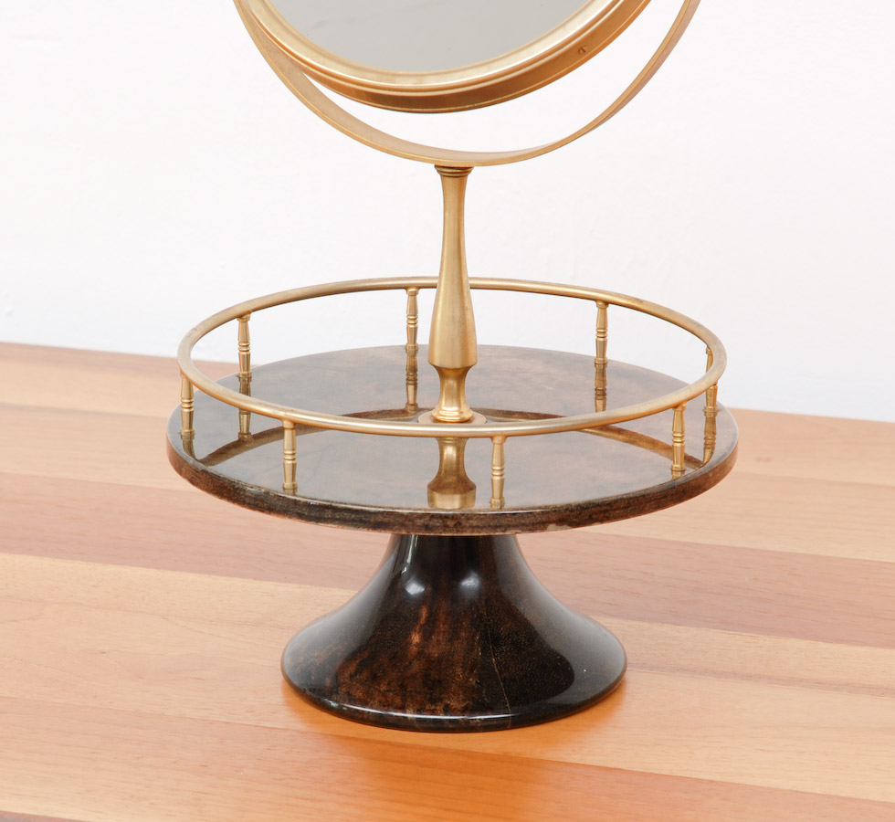 Vanity mirror by Aldo Tura for TURA