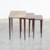 Set of 3 Nesting Tables by Aldo Tura