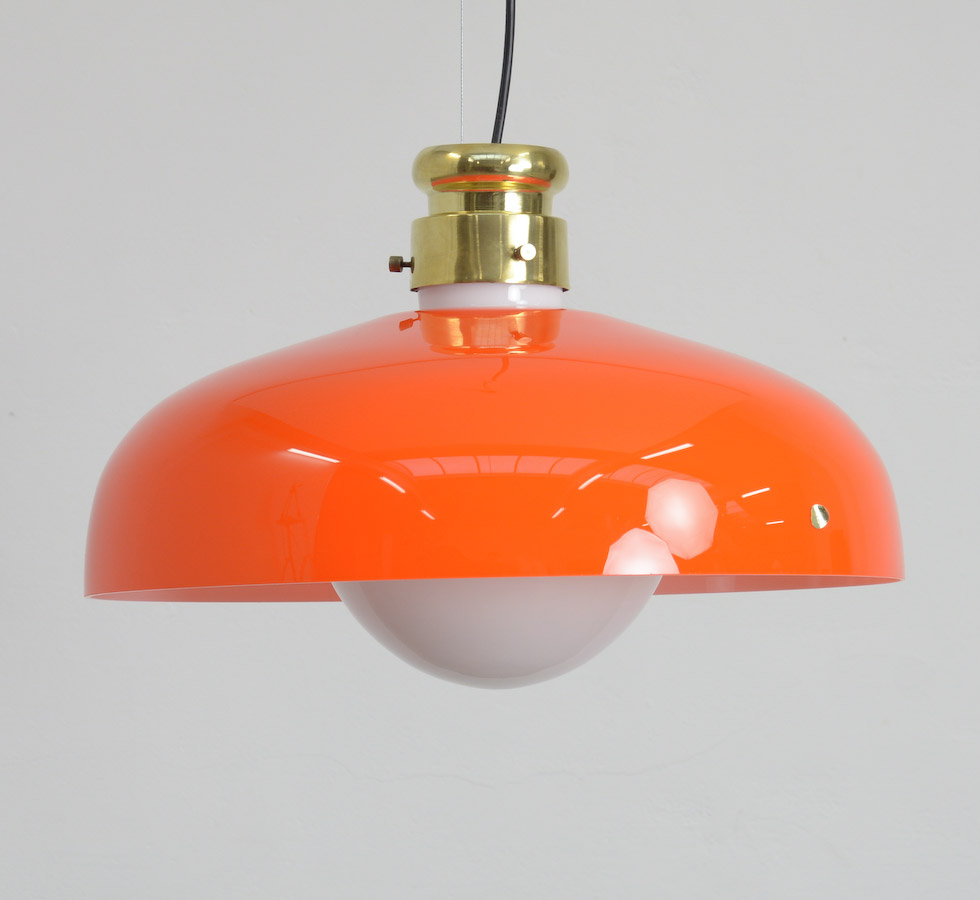 Murano Glass Pendant Lamp by Alessandro Pianon for Vistosi, 1962