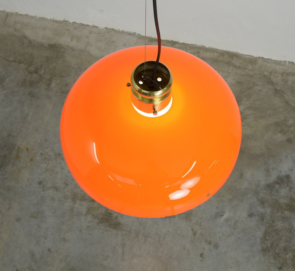 Murano Glass Pendant Lamp by Alessandro Pianon for Vistosi, 1962