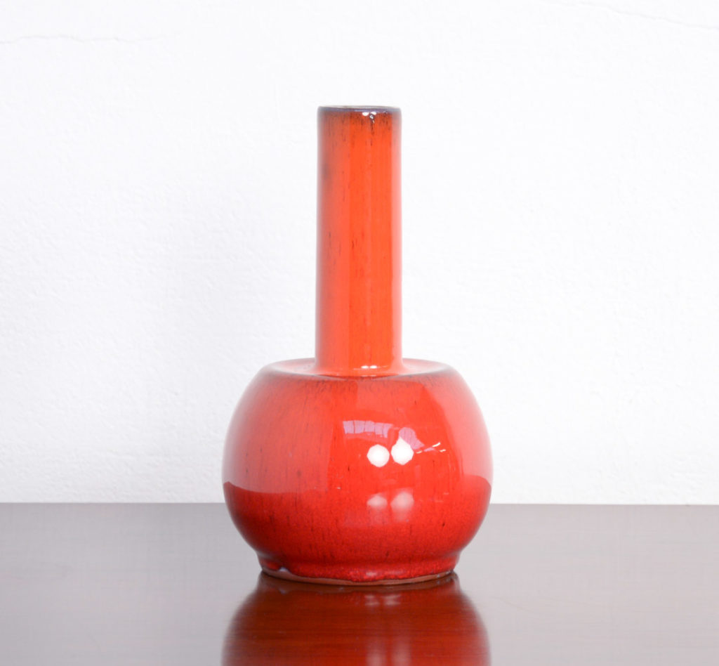 Red Ceramic Vase by Perignem