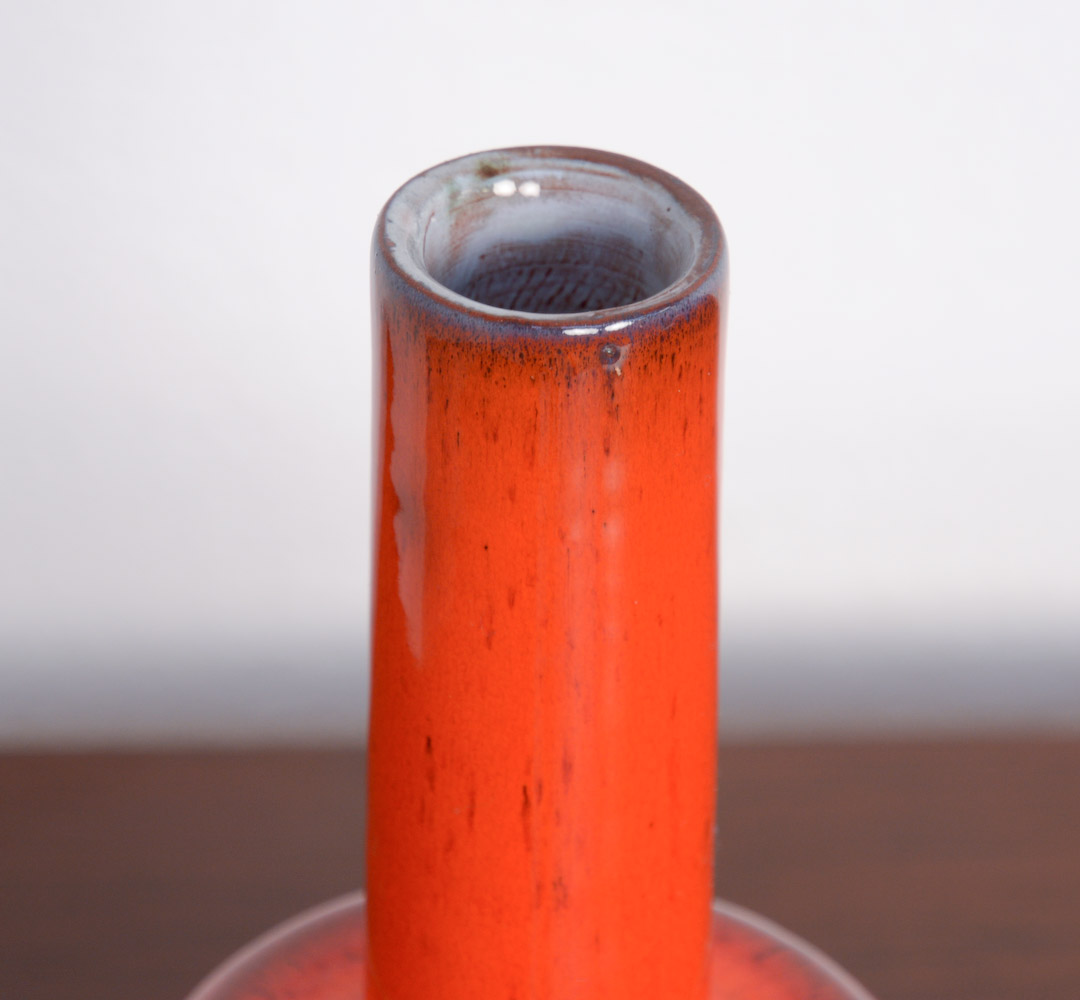 Red Ceramic Vase by Perignem