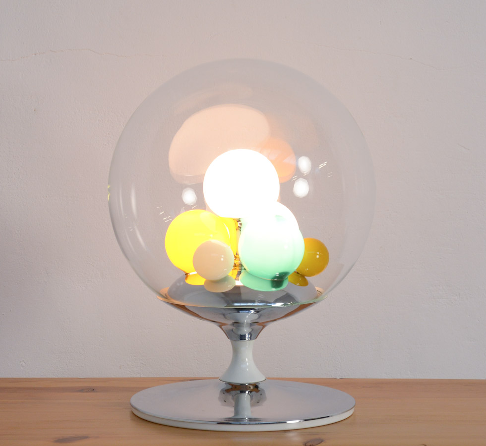 Rare Barbarella Table Lamp by Angelo Brotto for Esperia