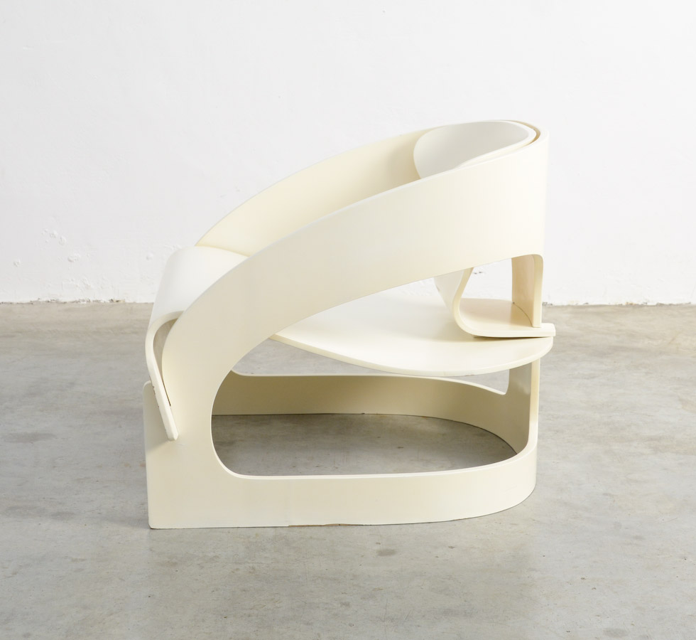 Armchair 4801 by Joe Colombo for Kartell