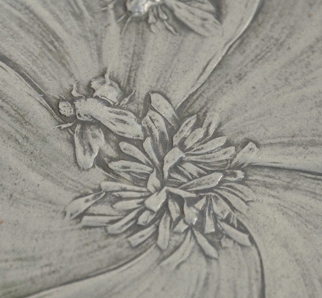 Art Nouveau Flower Shaped Jewel Trays Hugo Leven, Kayser & Sohn