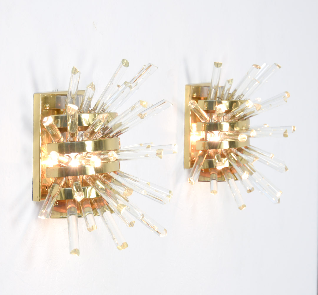Pair of Wall Sconces ‘Miracle’ by Bakalowits