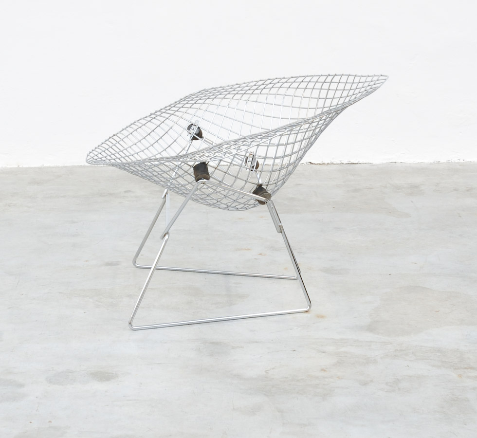 Large diamond chair by H. Bertoia for Knoll Int.
