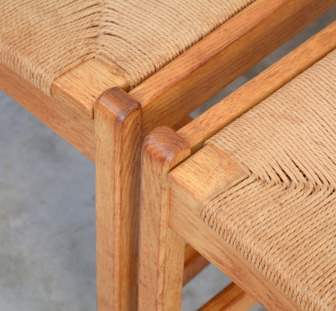 Set of 10 Dining Chairs by Borge Mogensen for C.M. Madsens Fabrikker, Denmark