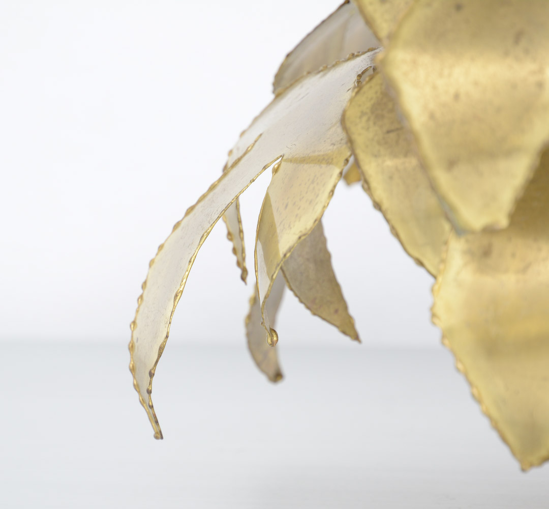 Brass Palm Tree Sculpture by Daniel Dhaeseleer