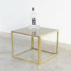 Brass Side Table by Jean Charles, Paris