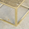 Brass Side Table by Jean Charles, Paris