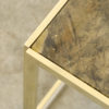 Brass Side Table by Jean Charles, Paris
