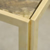 Brass Side Table by Jean Charles, Paris