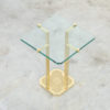 Brass Side Table by Peter Ghyczy