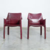 Set of 6 CAB Chairs by Mario Bellini for Cassina