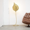 Brass Floor lamp Rabarbaro by Carlo Giorgi for Bottega Gadda.