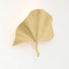 Brass Ginkgo Leaf Wall Lamp by Carlo Giorgi for Bottega Gadda