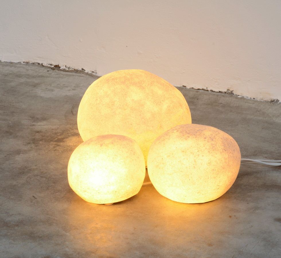 Nice set of Dorra floor lamps by A. Cazenave for Atelier A