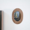 Oval Ceramic Tile Mirror by Guy Trévoux