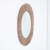 Oval Ceramic Tile Mirror by Guy Trévoux