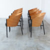 Set of 8 Costes Chairs by Philippe Starck for Driade Aleph