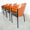 Set of 4 Costes Chairs by Philippe Starck for Driade Aleph