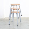 Set of 6 Industrial Stools