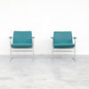 Pair of Easy Chairs by Rudi Verelst for Novalux