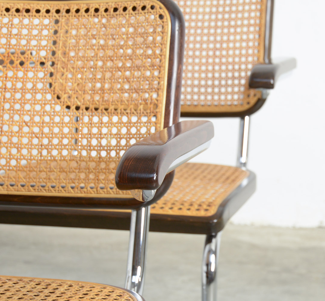 Set of 4 Cesca B64 Dining Chairs by Marcel Breuer for Thonet