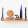 Geometric Walnut Sculpture