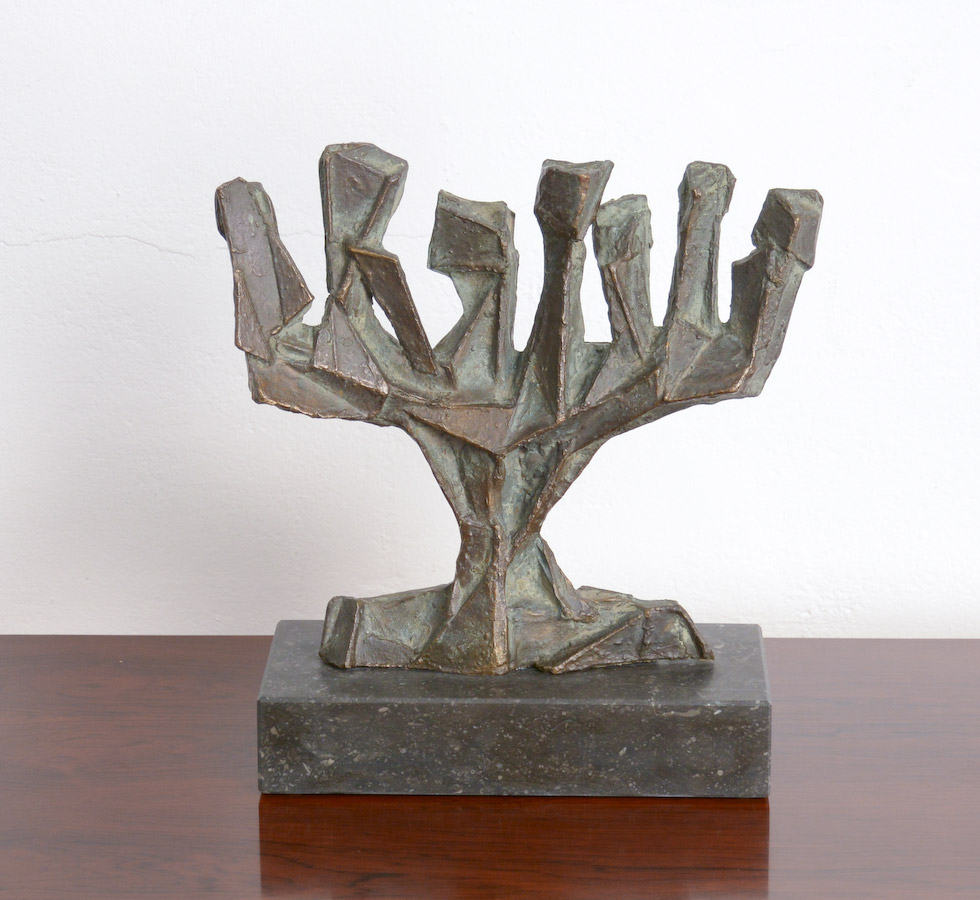 Bronze Abstracted Tree Sculpture