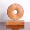 Geometric Walnut Sculpture
