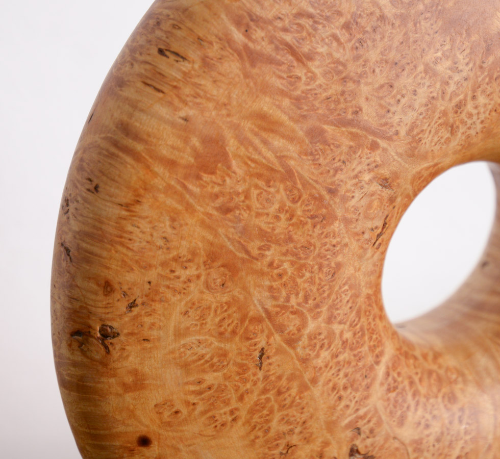 Geometric Walnut Sculpture