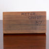 Geometric Walnut Sculpture