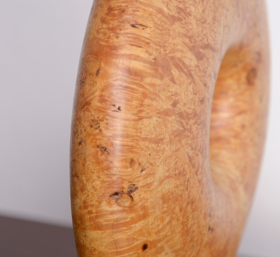 Geometric Walnut Sculpture