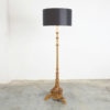 Decorative Gold Plated Wooden Floor Lamp
