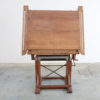 Impressive Industrial Wooden Drafting Table