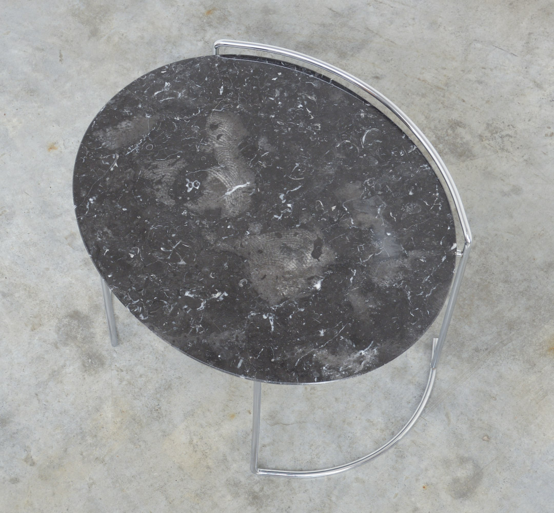 Djuna Black Marble Side Table by Kazuhide Takahama