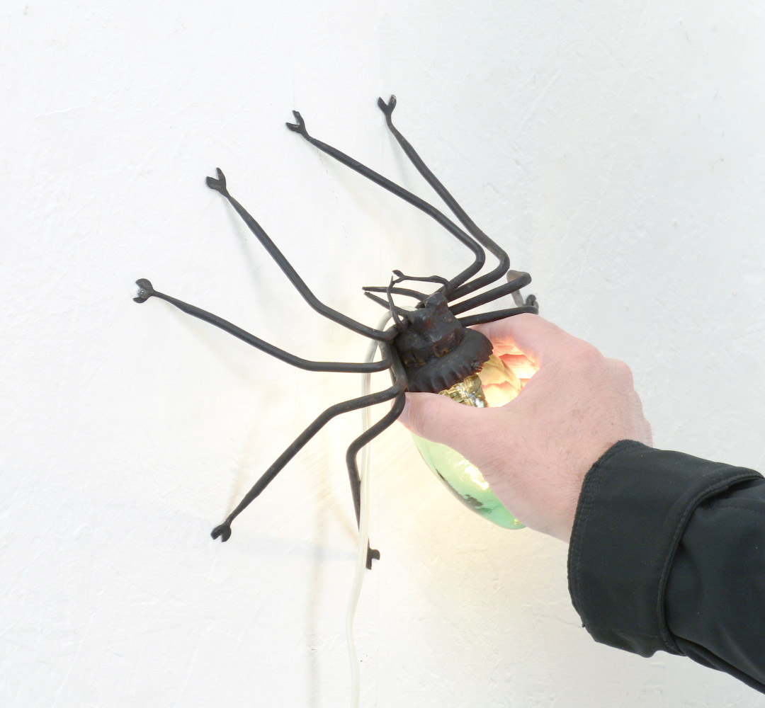 pider, table lamp, wall lamps, 1970s,