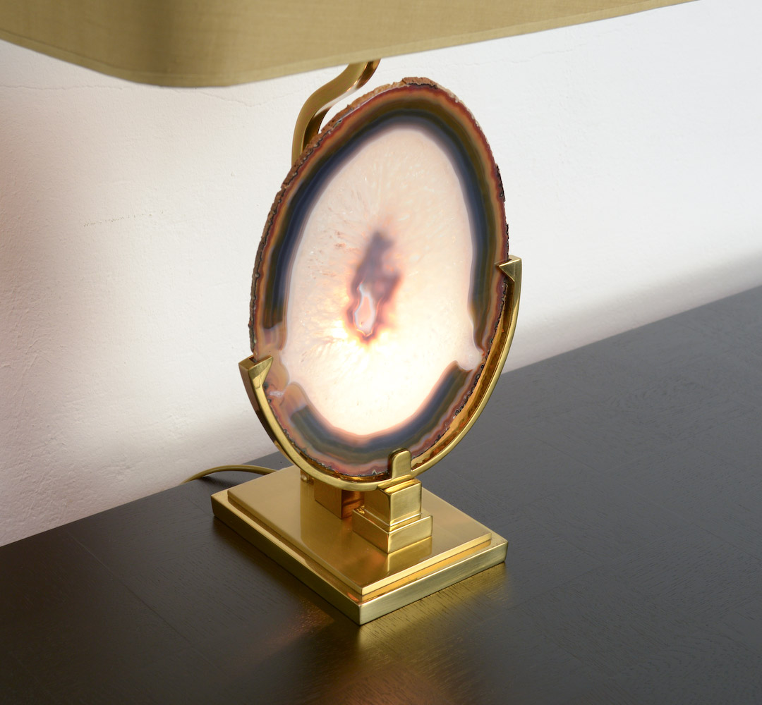 agic Agate Table Lamp by Willy Daro