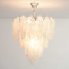 Murano Glass Fiamme Chandelier by Mazzega