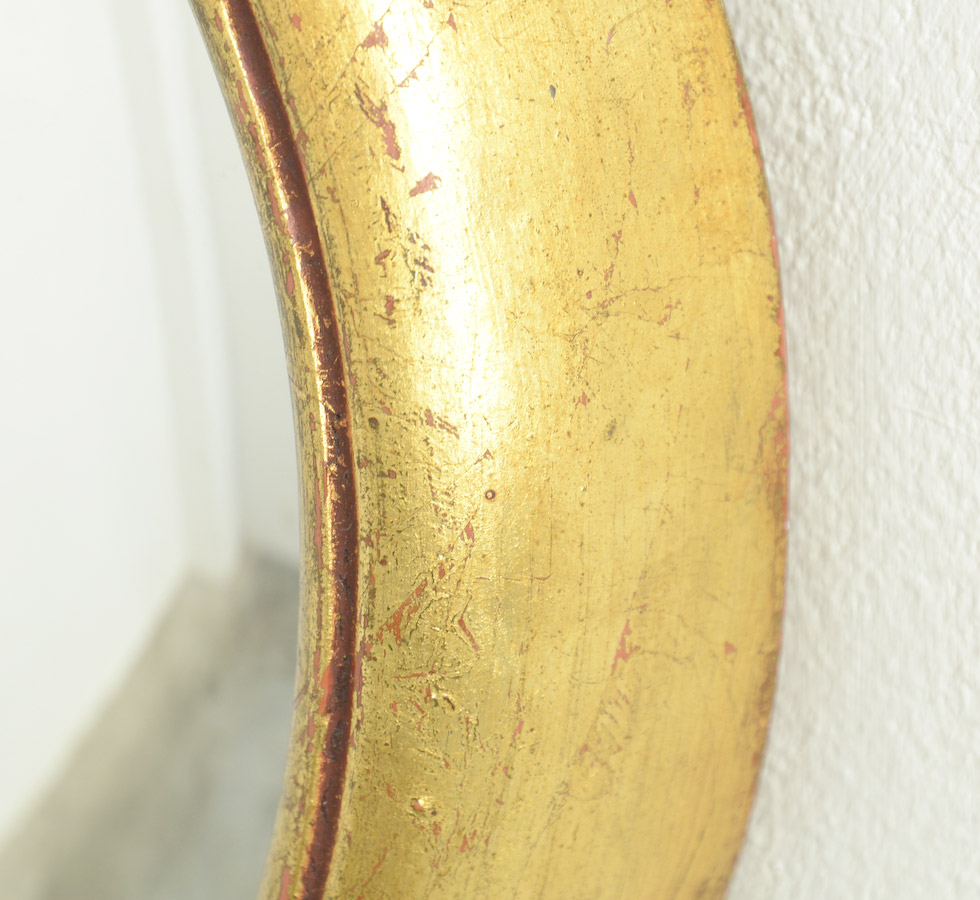 Round Gilt Mirror