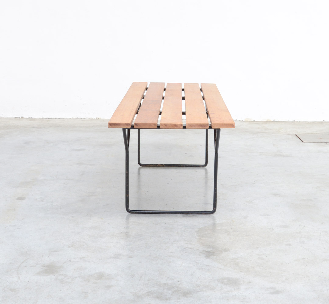 Elegant Bench of the 1950s inspired by Harry Bertoia