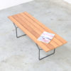 Elegant Bench of the 1950s inspired by Harry Bertoia