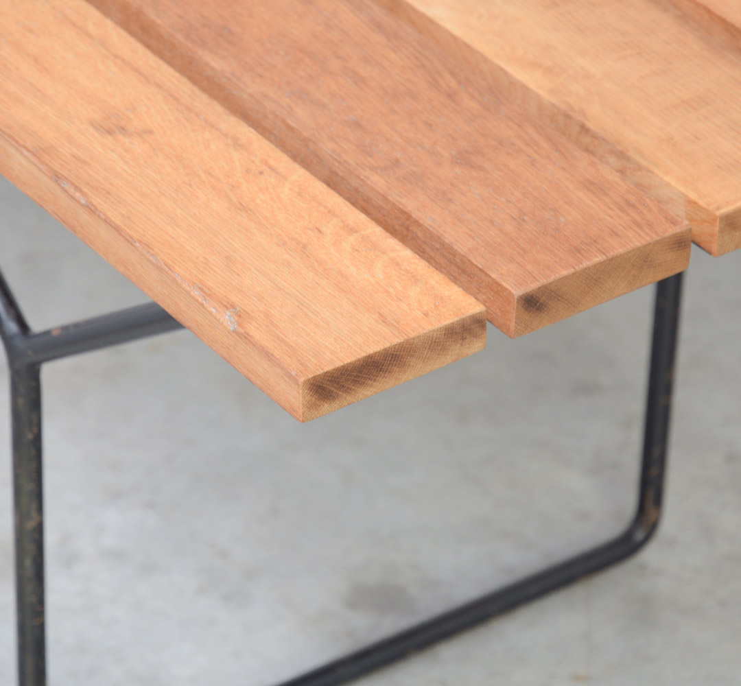 Elegant Bench of the 1950s inspired by Harry Bertoia