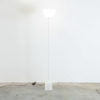 Extraordinary White Murano Glass Floor Lamp