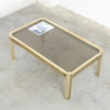 Solid Brass Coffee Table of the 1970s